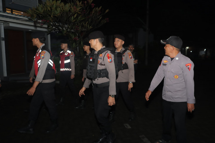 Polres Mojokerto Intensifkan Patroli Rumah Kosong yang Ditinggal Mudik