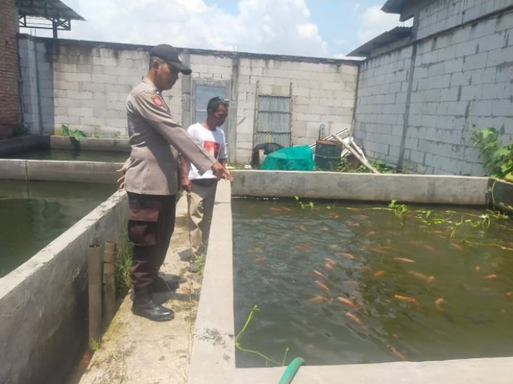 Polisi, Dukung Ketahanan Pangan Lewat Budidaya Ikan