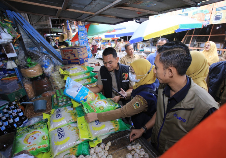Satgas Pangan Polres Madiun Sidak Pasar Antisipasi Lonjakan Harga Bapokting Jelang Ramadhan
