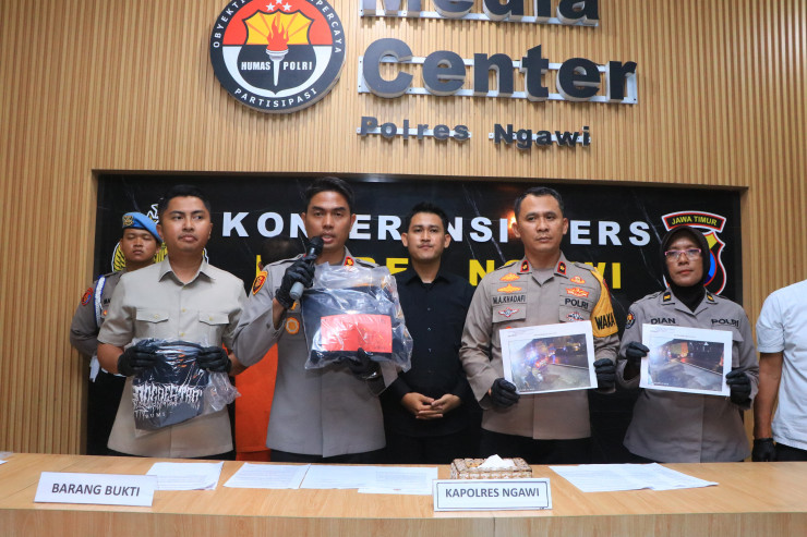 Operasi Pekat II Semeru 2025 Polisi Berhasil Amankan Pesilat yang Bikin Onar di Ngawi